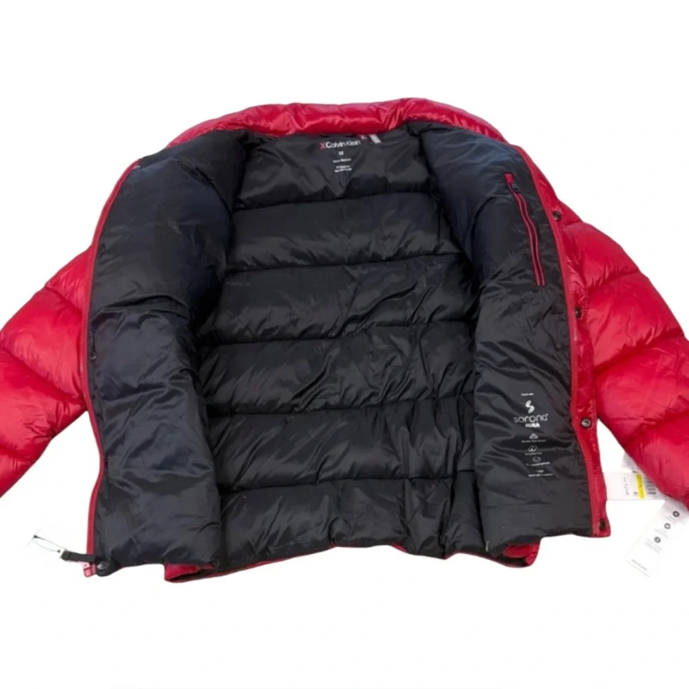 Calvin Klein Men’s Water Resistant Full Zip Snap Front Insulated Puffer Jacket